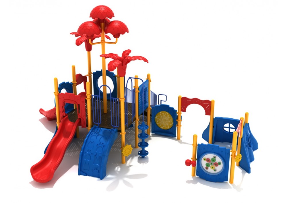 Brown Bear commercial playground play set