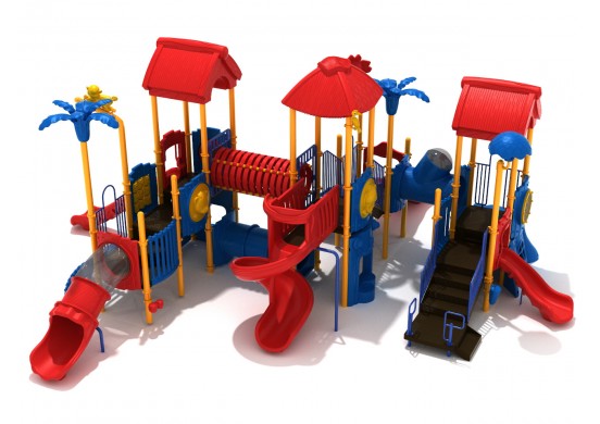 Leaping Lion commercial playground play set