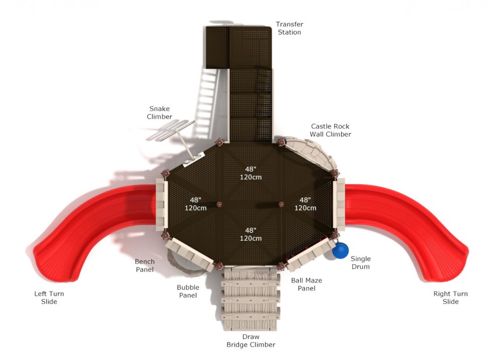 Belfry Bridge commercial playground equipment